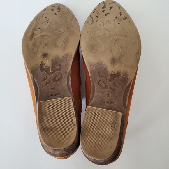 STEVE MADDEN Women Sz 9 AUCKLAND Western Cognac Leather Booties Cuban Heels EUC - Picture 11 of 14